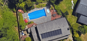 birds eye view of a house 